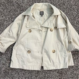 women’s small Cropped Gap beige jacket